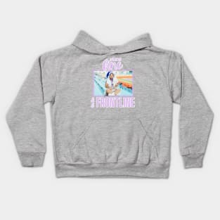 frontline mom Kids Hoodie